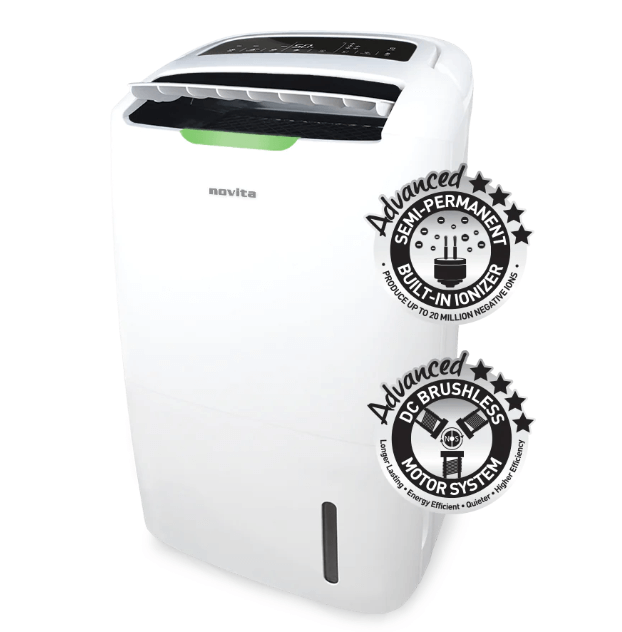 A dehumidifier with an award on it.
