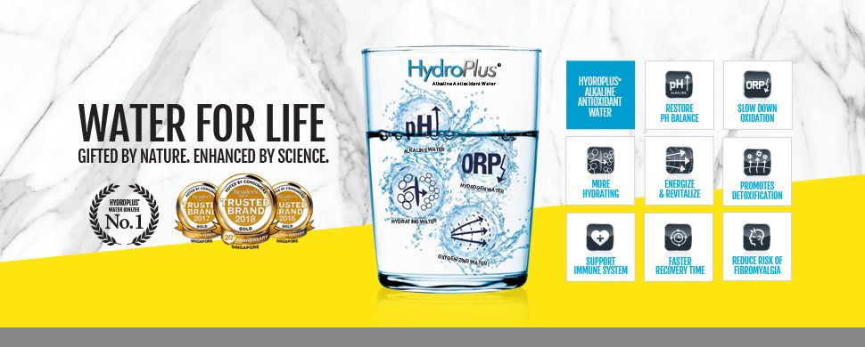 slide hydroplus glass of water