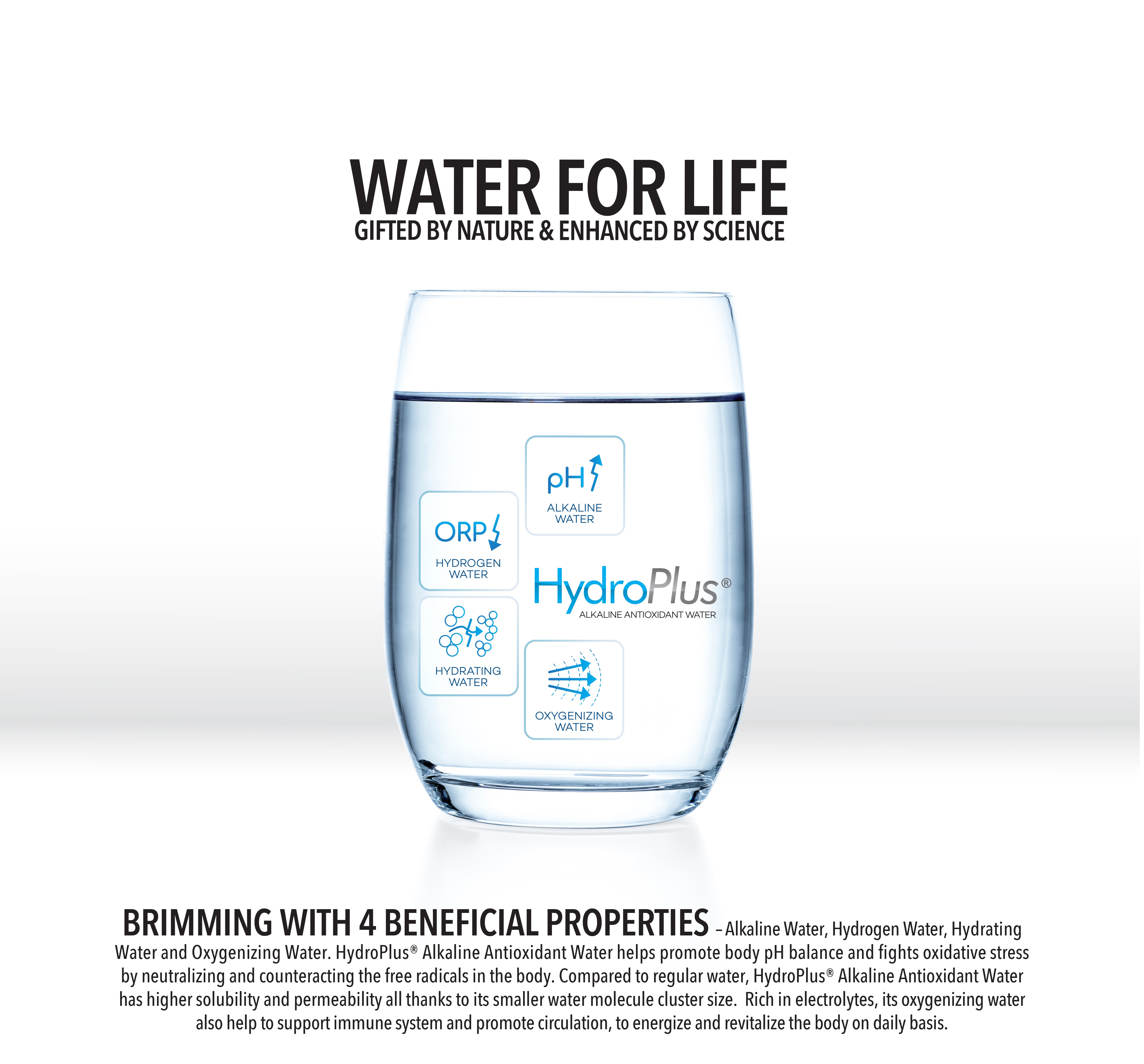 Li Plus Water HydroPlus Alkaline Antioxidant Water